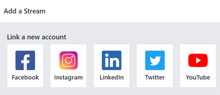 Vista de la ventana emergente que aparece cuando selecciona "Agregar un flujo" en Nexovate.