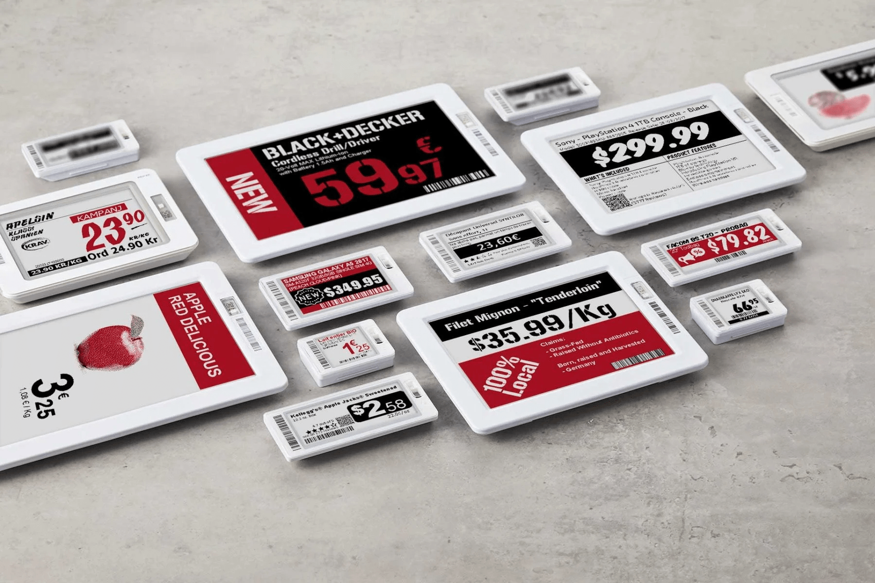 etiqueta electrónica de Pricer