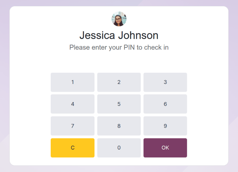 La ventana emergente que aparece cuando se le pide que proporcione el NIP.