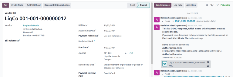 Reembolso de gastos.