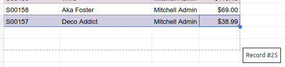 Agregar registros al arrastrar la celda hacia abajo