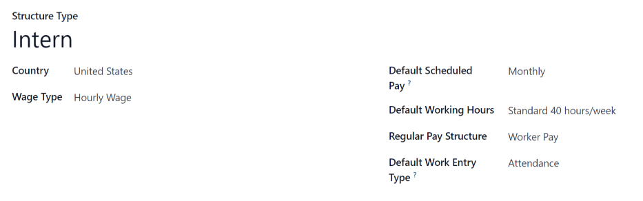 Nuevo formulario de tipo de estructura a completar al crear un nuevo tipo de estructura.