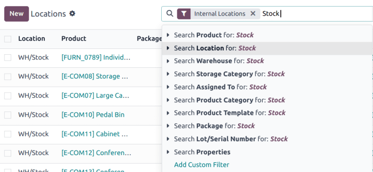 Mostrar resultado de búsqueda de la ubicación.