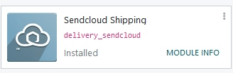 Módulo de envío por Sendcloud en el módulo Aplicaciones de Nexovate.