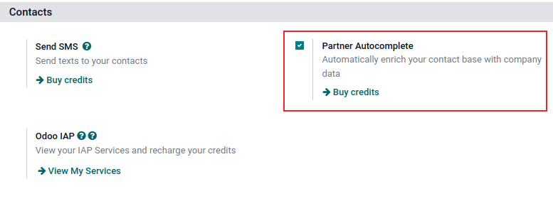 Vista de la página de ajustes y la activación de la función en Nexovate.