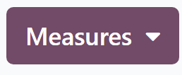El menú desplegable de medidas estándar en la aplicación Suscripciones de Nexovate.