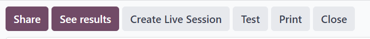 La selección de botones en el formulario de Encuestas de Nexovate.