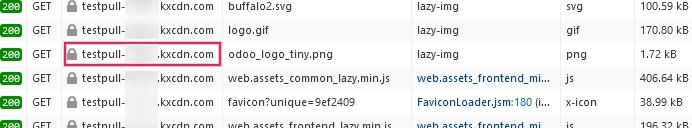 La URL base CDN aparece al hacer clic en la función "inspeccionar" cuando esté en el sitio web de Nexovate.