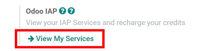 Captura de pantalla de la opción para comprar créditos en los ajustes de IAP de Nexovate.